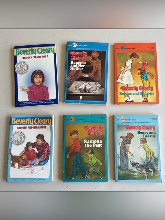 Dell Yearling Other - Beverly Cleary Ramona Book Lot 📚 Set of 6 Vintage Paperbacks